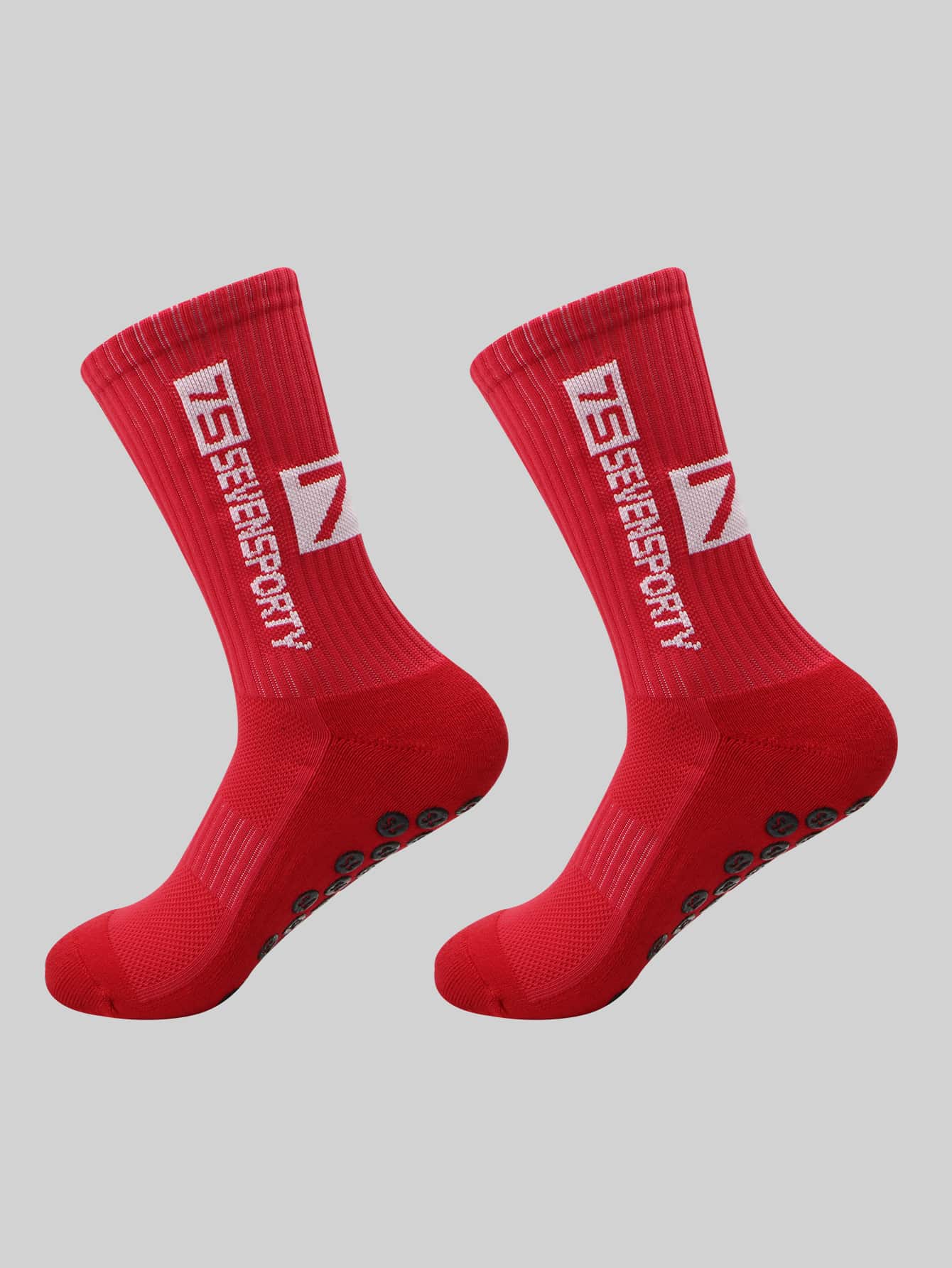 1雙字母圖案運動襪子 - 彩色 - 查看 1