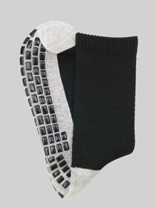 1pair Anti-slip Sports Socks - Multicolor - View 4