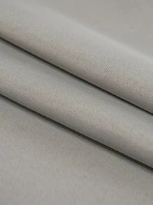 1 Schal Vorhang mit Blume Stickerei, Doppelschicht - Grau - Übersicht 7