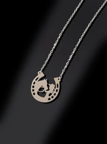 Vòng cổ ngựa - Bạc - Xem 1