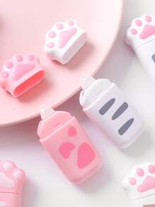 1入組爪形設計修正帶，創意貓爪設計美白修正帶 - 彩色 - 查看 1