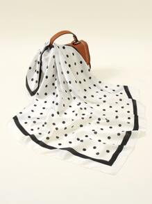 Polka Dot Bandana - White - View 1
