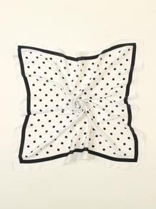 Polka Dot Bandana - White - View 2