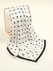 Polka Dot Bandana - White - View 4