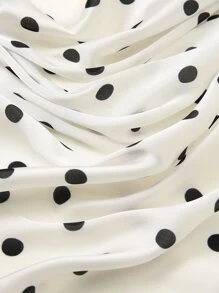 Polka Dot Bandana - White - View 5