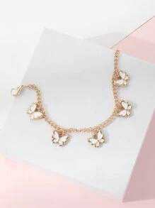 Chicas Pulsera con accesorio de mariposa - Multicolor - Ver 2