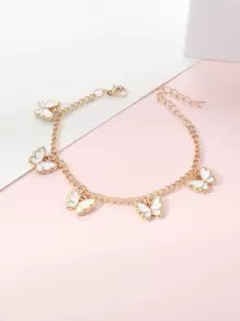 Chicas Pulsera con accesorio de mariposa - Multicolor - Ver 4