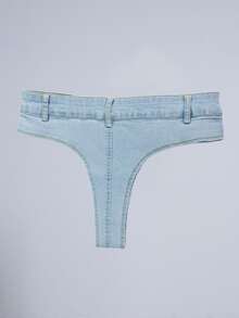 Low Rise Booty Denim Shorts