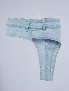 Low Rise Booty Denim Shorts