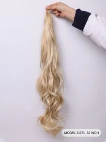 Extra Long Body Wave Ponytail Synthetic Hair Extension - Multicolor - View 2