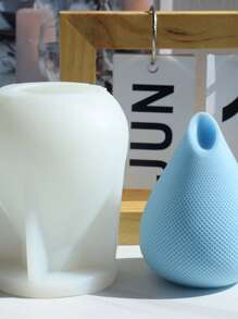 1pc Water-drop Shaped DIY Silicone Mold - White - View 1