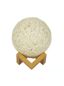 1 pieza Luz de la decoración con diseño de bola - Blanco - Ver 2