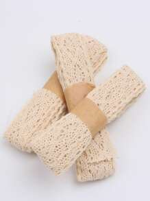 1roll Hollow Out DIY Sewing Trim - Beige - View 1