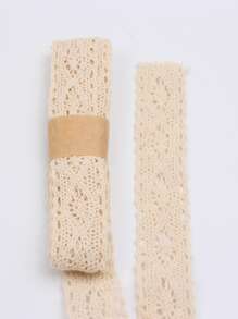 1roll Hollow Out DIY Sewing Trim - Beige - View 3