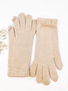 Minimalist Solid Gloves - Multicolor - View 1