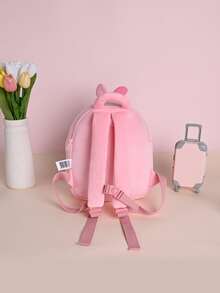 Metoo/Tiramitu 1 Pieza Mochila De Forma De Corazón Encantadora Con Cerradura Eléctrica De Material Súper Suave De  Jibao, Estilo Princesa, Para Niños - Rosa vieja - Ver 5