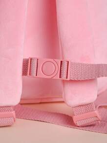 Metoo/Tiramitu 1 Pieza Mochila De Forma De Corazón Encantadora Con Cerradura Eléctrica De Material Súper Suave De  Jibao, Estilo Princesa, Para Niños - Rosa vieja - Ver 8