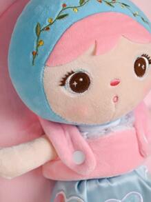 Metoo/Tiramitu 1入組公主風格娃娃水晶超柔軟材質精緻心形背包,附led燈光學生背包 - 藕粉色 - 查看 8