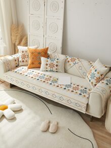 1入組幾何樣式沙發巾 - 彩色 - 查看 5