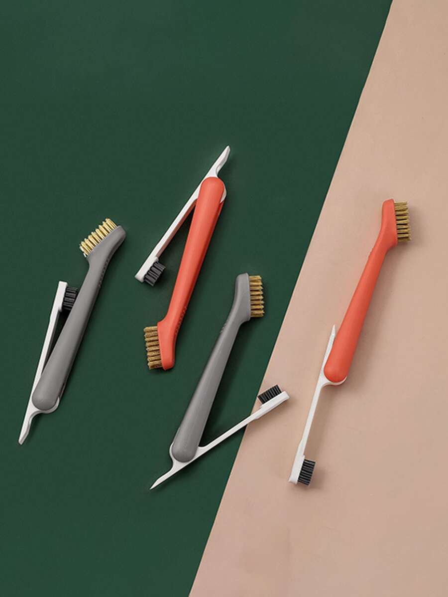 1pc Random Color Gap Cleaning Brush - Multicolor - View 1