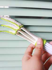 1pc Double-head Crevice Cleaning Brush - Green - View 3