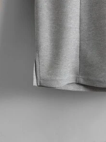 Manfinity Homme Men Slogan Graphic Tee - Grey - View 3