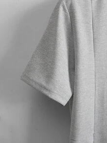 Manfinity Homme Men Slogan Graphic Tee - Grey - View 5