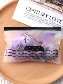 30 件/套 女士可爱发圈 发饰 - 紫色 - 查看 3