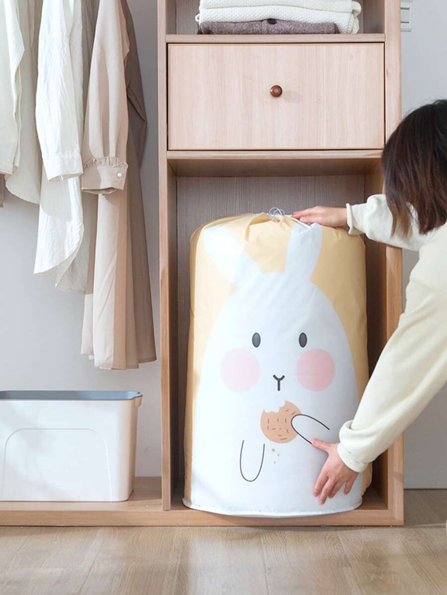 1入組兔子圖案被子收納袋 - 彩色 - 查看 1