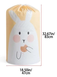 1入組兔子圖案被子收納袋 - 彩色 - 查看 2
