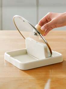 1 Stück Zufälliger Küchentopfdeckelhalter, Nützliche Organisation, Pfannentopfhalter, Deckelablage, Ständer