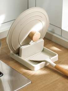 1 Stück Zufälliger Küchentopfdeckelhalter, Nützliche Organisation, Pfannentopfhalter, Deckelablage, Ständer