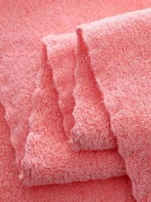 1pc Random Color Bath Towel Or Towel, Simple Soft Towel For Bathroom - Multicolor - View 4