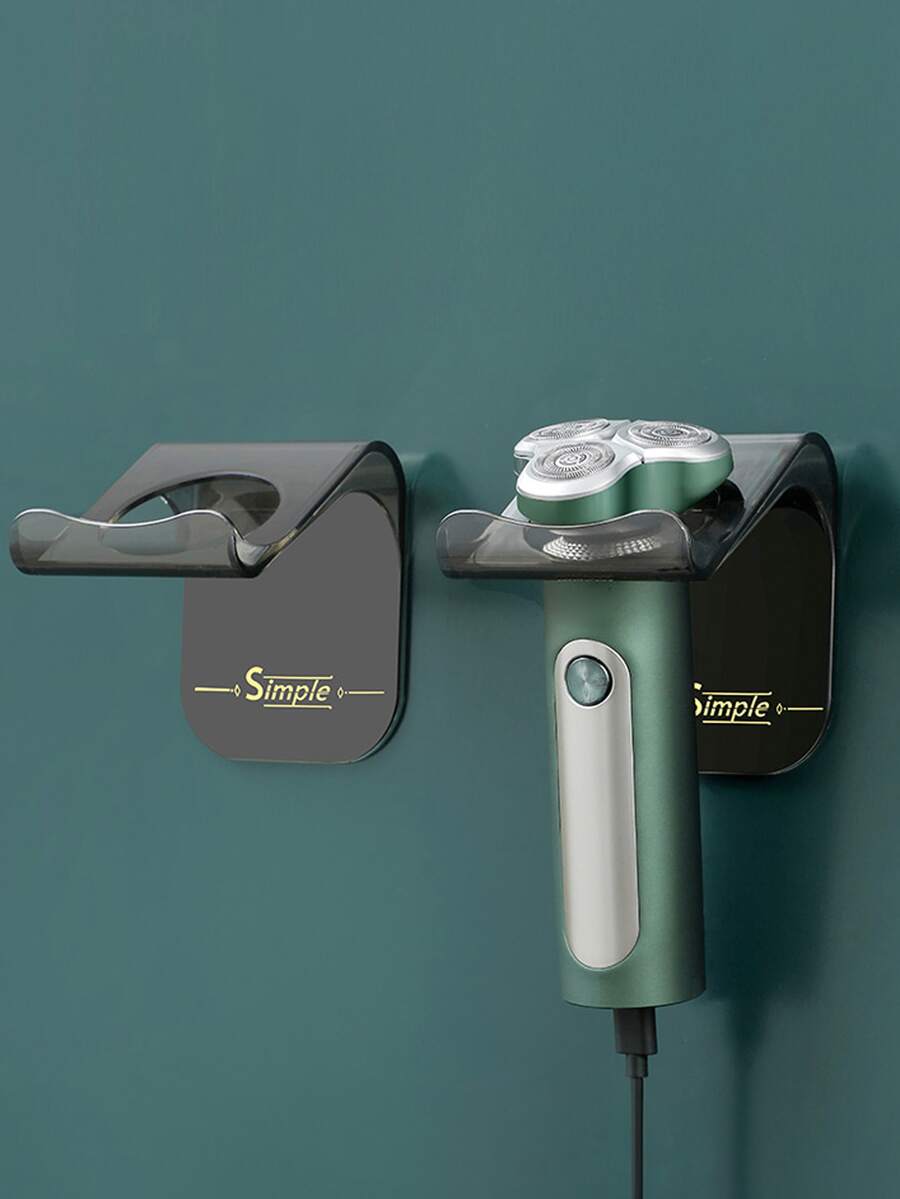 1pc Random Color Wall Hanging Shaver Holder - Multicolor - View 1