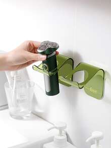 1pc Random Color Wall Hanging Shaver Holder - Multicolor - View 3