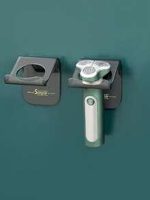 1pc Random Color Wall Hanging Shaver Holder - Multicolor - View 5