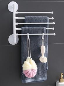 1入組素色掛飾毛巾架 - 白色 - 查看 4