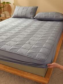 Lençol com elástico cor sólida simples