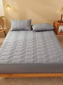 Lençol com elástico cor sólida simples