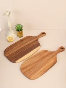 1pc Wooden Cutting Board - Brown - View 4