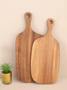 1pc Wooden Cutting Board - Brown - View 6