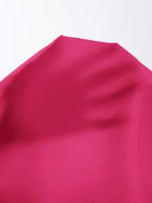 SHEIN Clasi Top escote V unicolor - Rosa Fucsia - Ver 6