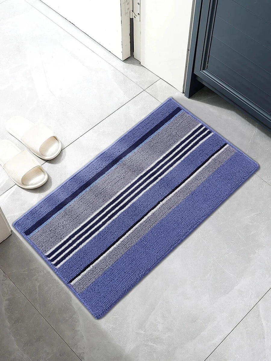 Striped Anti-slip Door Mat - Multicolor - View 1