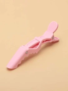 6pz rosa coccodrillo fermagli per capelli morsetti parrucchiere salone professionale presa per capelli coccodrillo forcine per capelli accessori per barbiere - Rosa - Visualizzare 5