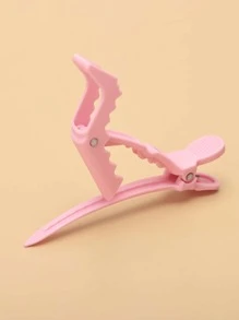 6pz rosa coccodrillo fermagli per capelli morsetti parrucchiere salone professionale presa per capelli coccodrillo forcine per capelli accessori per barbiere - Rosa - Visualizzare 7