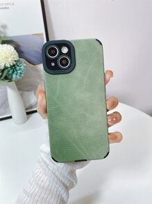 Funda para móvil con textura - Verde Oliva - Ver 1