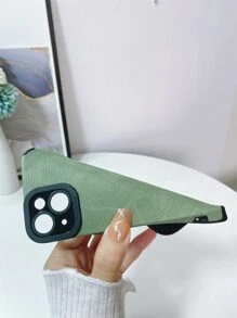 Funda para móvil con textura - Verde Oliva - Ver 2