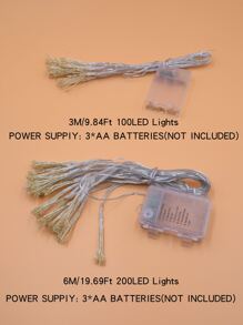 1 pieza 3/6M LED Decoración Luz de tira - Multicolor - Ver 8