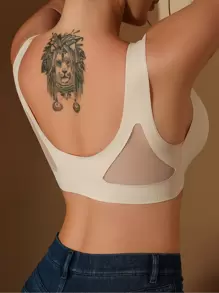 素色無鋼圈文胸