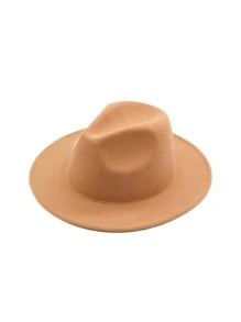 1 sombrero de jazz clásico unisex estilo Y2k con parte superior plana, adecuado para deportes al aire libre, protección solar, desplazamientos diarios
